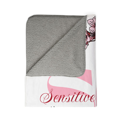 Sensitive Gangsta Sherpa Blanket