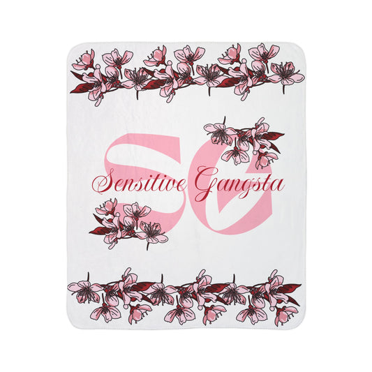 Sensitive Gangsta Sherpa Blanket